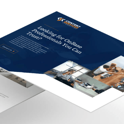 Content Services Consulting website mockup